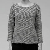 3/4 Sleeve Crochet Tee