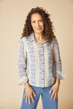 Dove Shaped Hem Cotton Shirt