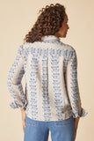Dove Shaped Hem Cotton Shirt