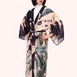 Midnight Orchid - Long Kimono