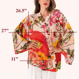 Fine Flowers - Kimono Jacket