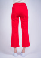 26" Hampton Twill Wide Crop - Red