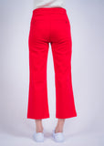 26" Hampton Twill Wide Crop - Red