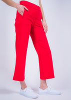 26" Hampton Twill Wide Crop - Red