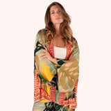 Exotic Leaves - Kimono Jacket