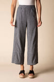 Contrast Seamed Crop Pant - 2 Colours