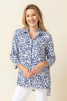Inner Circle Statement Shirt - Blue/White