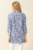 Inner Circle Statement Shirt - Blue/White