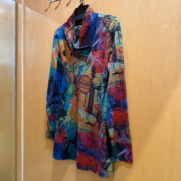 Rainbow Geo Art Print Tunic