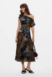 Flocked Tube Skirt
