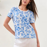 Nautical Slub Knit Crew Tee