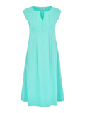 Summer Fiesta Cotton Blend Dress - Aqua