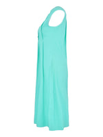 Summer Fiesta Cotton Blend Dress - Aqua