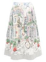 Sunday Afternoon Button Front Skirt