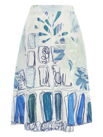 City Garden Linen Skirt