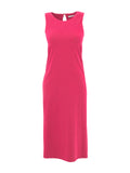 Fuchsia Jersey Shift Dress