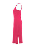 Fuchsia Jersey Shift Dress