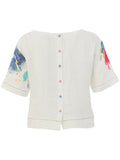 Spring Delight Button-Back Shortie