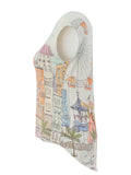 City Circus Button Back Tee
