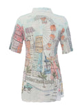 City Circus Crinkle Cotton Shirt