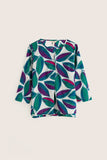 Watercolour Sketch Organic Cotton Blouse