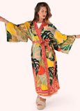 Exotic Leaves - Long Kimono