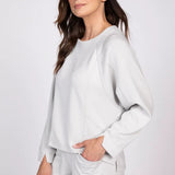 Feather Lux Knit Travel Pullover - Sand