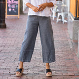 Contrast Seamed Crop Pant - 2 Colours