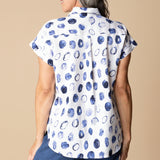 Blue Dot Cabana Shirt (Only XL + XXL Left)