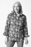 Batik Floral Shaped Shirt