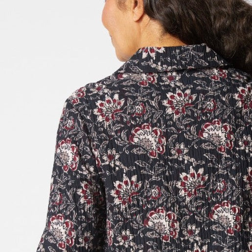 Batik Floral Shaped Shirt