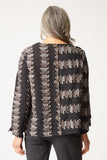 Textured Button Back Cotton Pullover (Only XS, M + L Left)