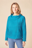 Ripple Effect Cowl Pullover