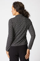 Tie Front Dot Top