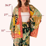 Exotic Leaves - Kimono Jacket