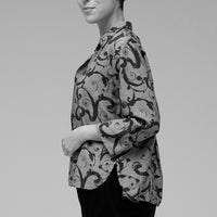 Swirl Crop Easy Shirt