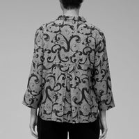 Swirl Crop Easy Shirt
