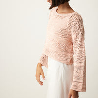 Shorty Eco Knit - Blush Tweed