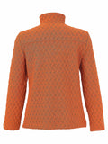 Fitted Quilted Jacket - Rust