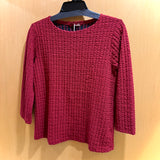 3/4 Sleeve Mara Textured Tee