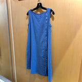 Forget-me-not Crosshatch Button Shift