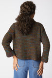 Confetti Yarn Funnel Neck Cardi