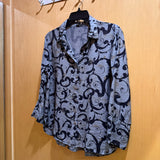 Swirl Crop Easy Shirt
