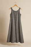 Solace Graphite Linen Dress