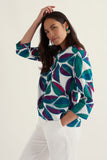 Watercolour Sketch Organic Cotton Blouse