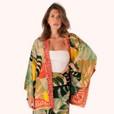 Exotic Leaves - Kimono Jacket