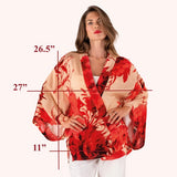 Rouge Blooms - Kimono Jacket
