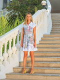 City Circus Crinkle Cotton Dress