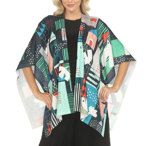 One-Size Knit Shawl Cardigan - Fly Home