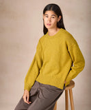 Isla Oversized Crew Lichen Sweater